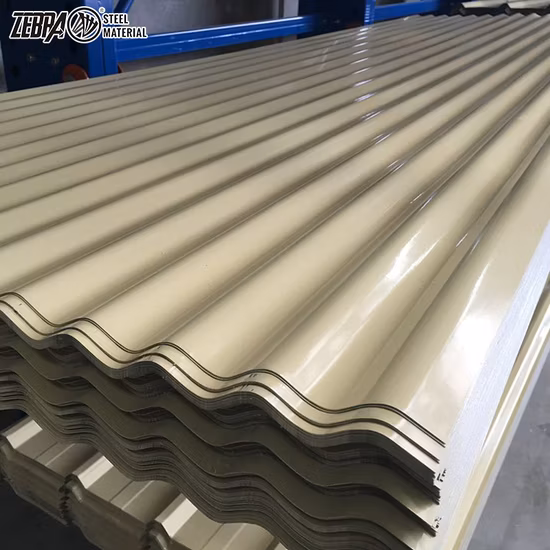 Preço de telhado de chapa galvanizada de alta qualidade para venda quente/Gi Chapa de aço ondulada/Folha de telhado de zinco Folha de telhado de ferro