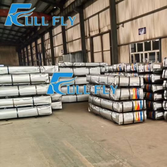 28 calibre Dx51d revestido de cor de zinco pré-pintado a quente Galvalume/metal galvanizado Gi PPGI SGCC telhado ondulado preço de chapa de bobina de aço de ferro