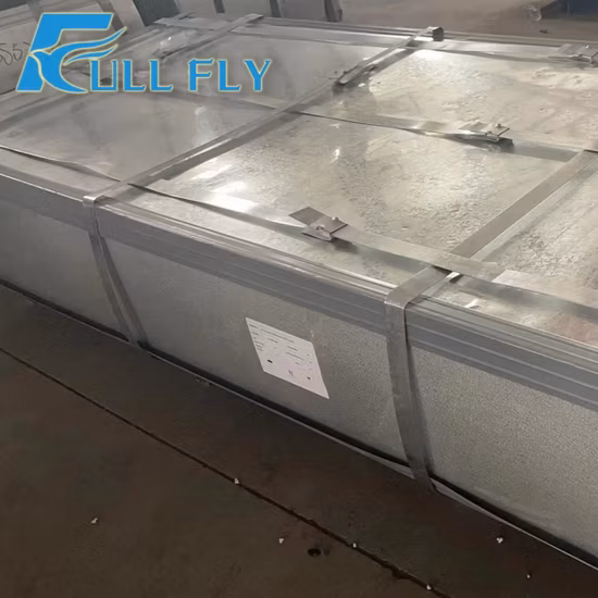Chapa de perfil sinusoidal para telhado de aço galvanizado de fábrica da China usada para material de construção