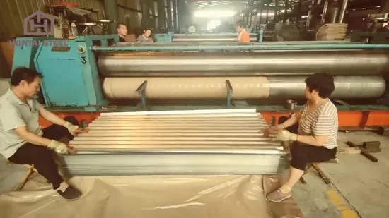 Chapa de aço galvanizada por imersão a quente Galvalume PPGL Preço de chapa de cobertura ondulada revestida a cores